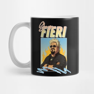 Guy Fieri Tribute Aesthetic 90s Style Fanart Mug